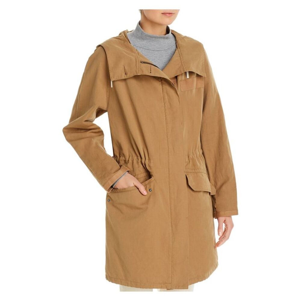 YS ARMY Womens Brown Zip Up Winter Jacket Coat 34